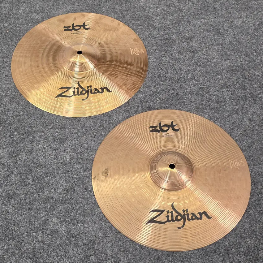 Used Zildjian ZBT Hi Hat Cymbals 14" - Good - Drum Center Of Portsmouth