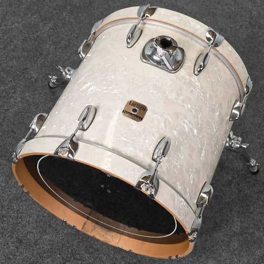 Used Gretsch Renown Bass Drum 20x16 White Marine Pearl - Fair - Drum Center Of Portsmouth
