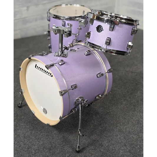 Used Ludwig Breakbeats Drum Set Lilac Sparkle - Good - Drum Center Of Portsmouth