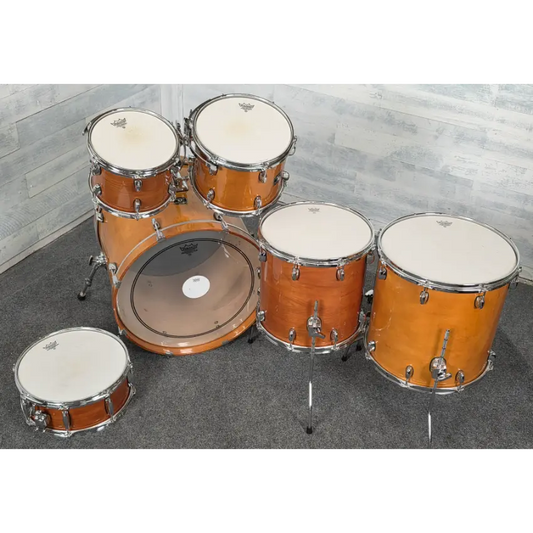 Used Gretsch Catalina Maple 6pc Drum Set Honey Amber - Very Good - Drum Center Of Portsmouth