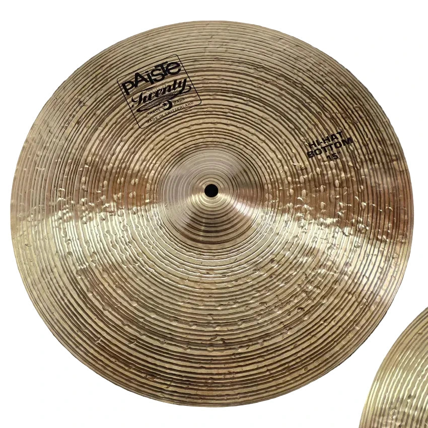 Used Paiste Twenty Hi Hat Cymbals 15" - Good - Drum Center Of Portsmouth