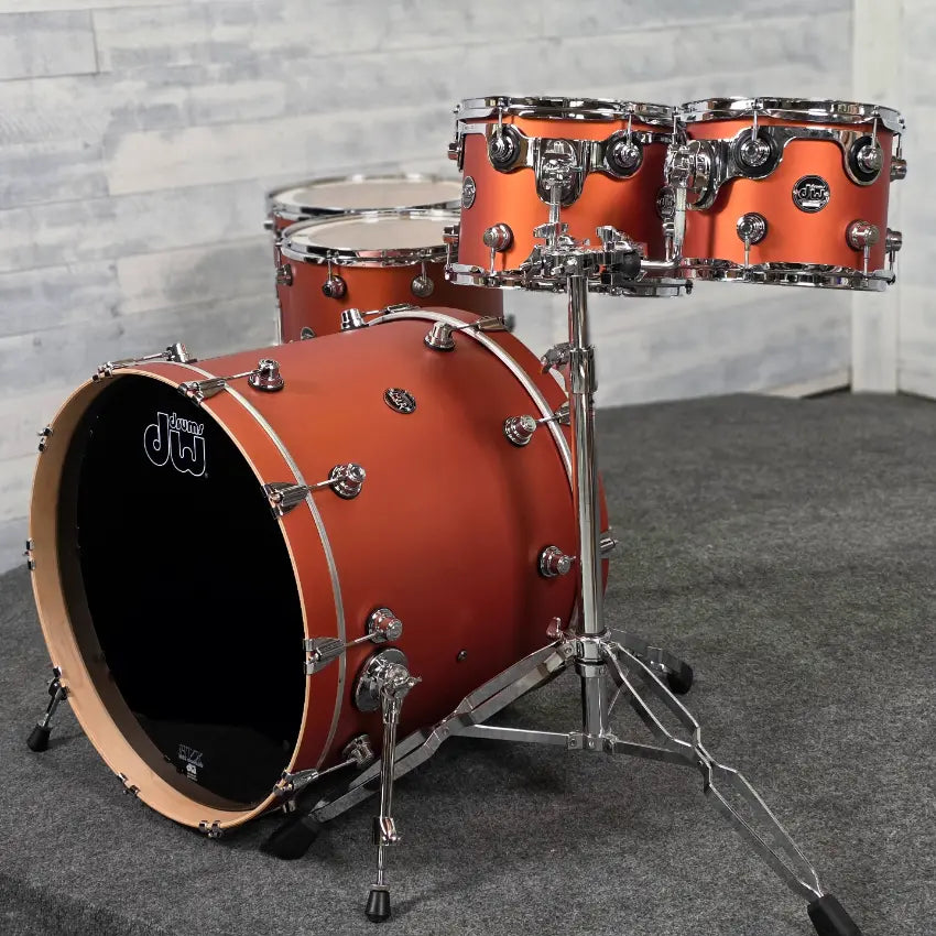 Used DW Performance 5pc Drum Set American Rust - Very Good - Drum Center Of Portsmouth