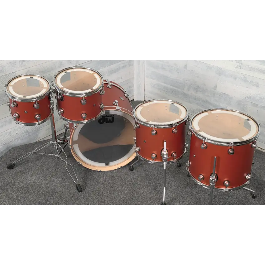 Used DW Performance 5pc Drum Set American Rust - Very Good - Drum Center Of Portsmouth