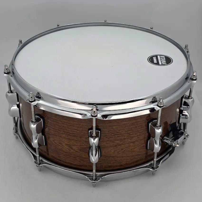 Used Tama SLP G-Hickory Snare Drum 14x6.5 Gloss Natural Elm - Very Good - Drum Center Of Portsmouth