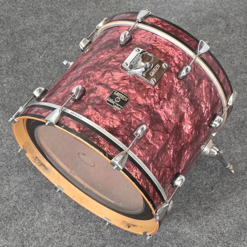 Used Gretsch Catalina Club 5pc Drum Set Burgundy Marine Pearl - Fair - Drum Center Of Portsmouth