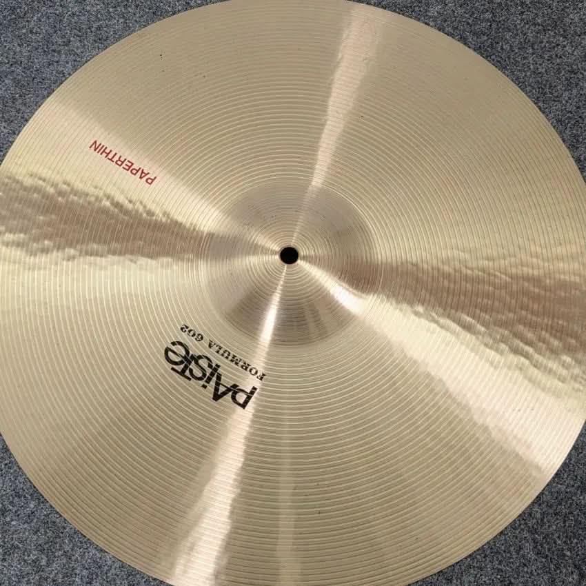 Used Paiste Formula 602 Paperthin Crash Cymbal 18" - Good - Drum Center Of Portsmouth