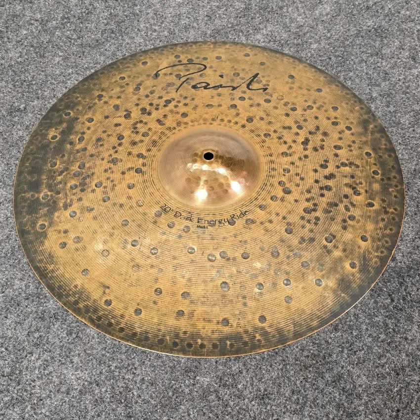 Used Paiste Signature Dark Energy Mark I Ride Cymbal 20 - Very Good - Drum Center Of Portsmouth