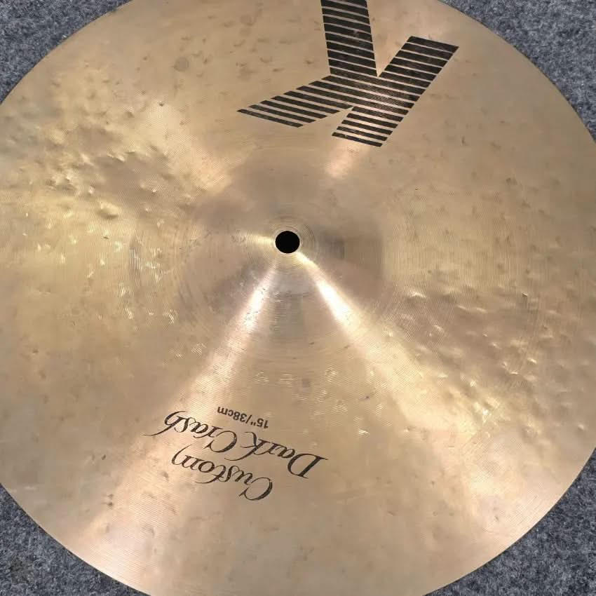 Used Zildjian K Custom Dark Crash Cymbal 15" - Good - Drum Center Of Portsmouth