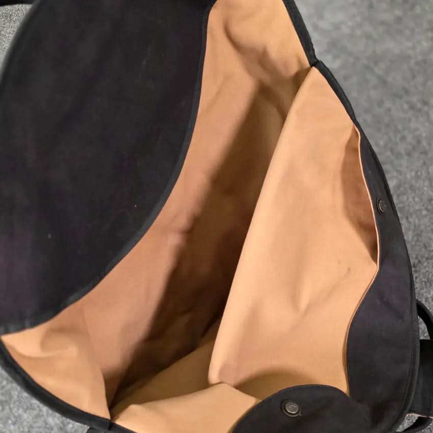 Used Tackle Zipperless Canvas Cymbal Case 22" Black w/Shoulder Strap - Very Good - Drum Center Of Portsmouth