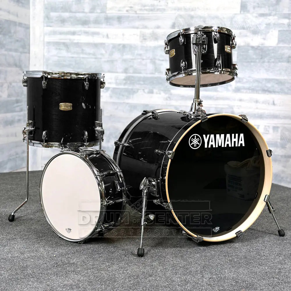 Yamaha Stage Custom Birch 4pc Drum Set 20/12/14/14 Raven Black - Drum Center Of Portsmouth