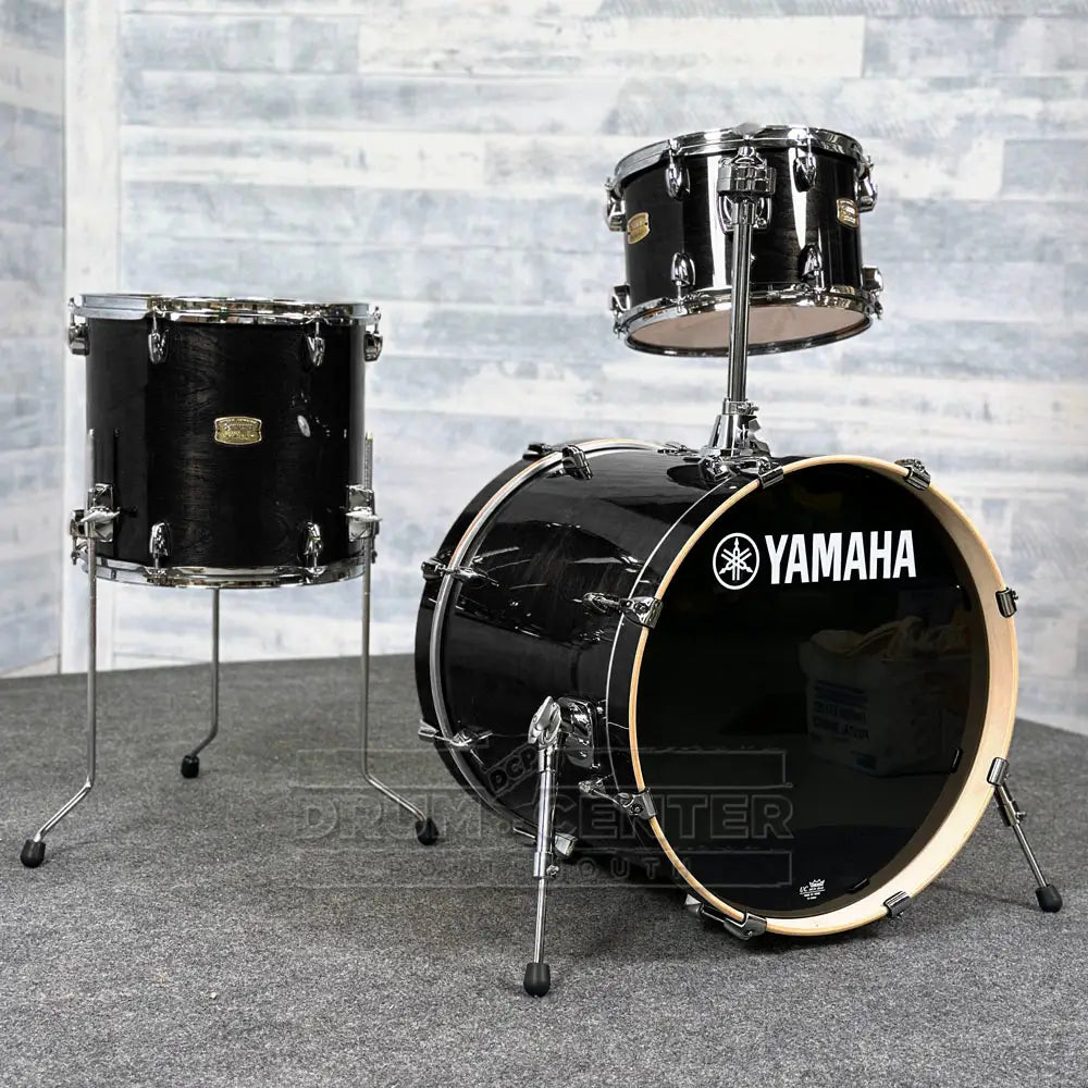 Yamaha Stage Custom Birch 3pc Drum Set 20/12/14 Raven Black