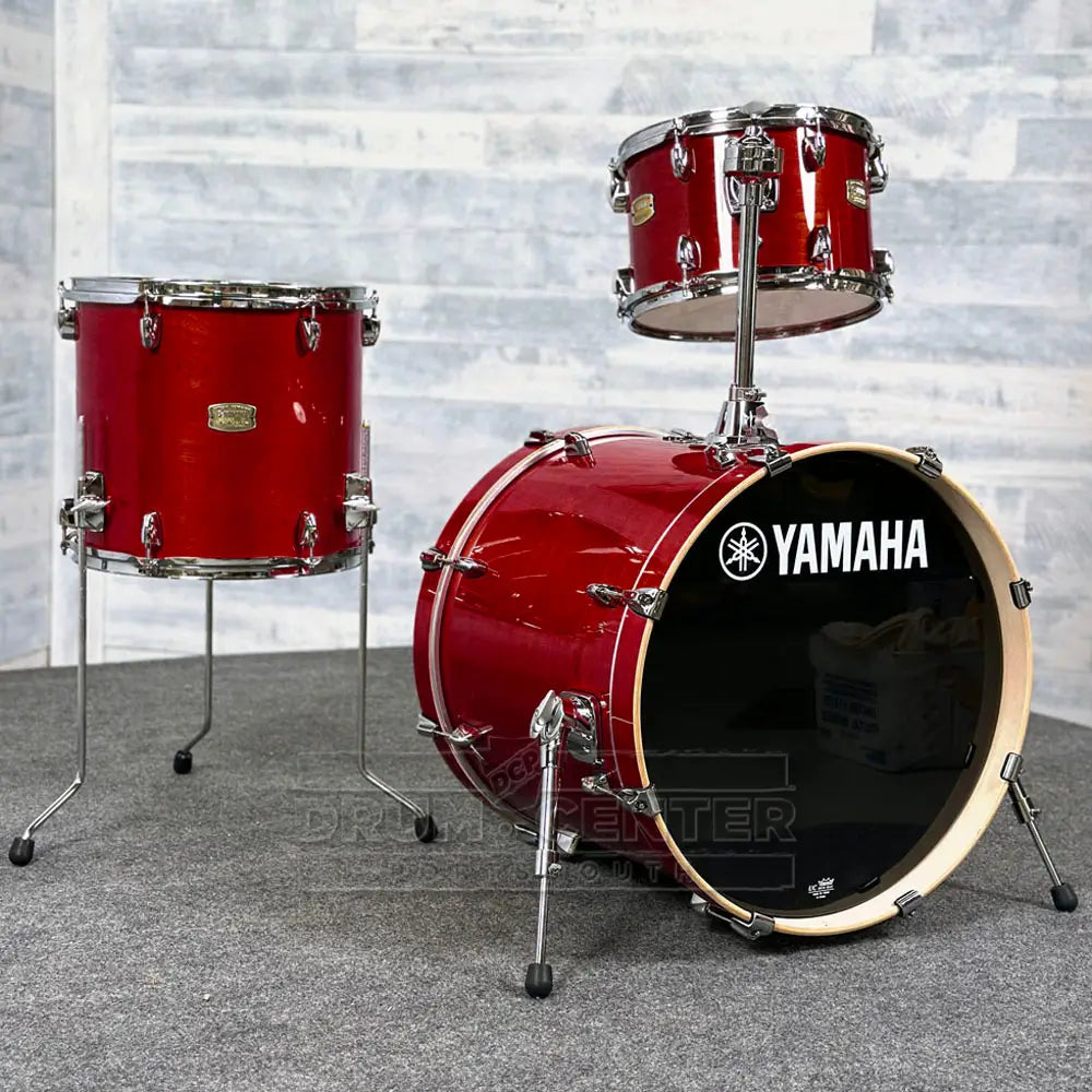 Yamaha Stage Custom Birch 3pc Drum Set 20/12/14 Cranberry Red