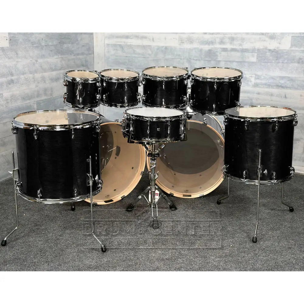 Yamaha Stage Custom Birch 9pc Drum Set (22" Double Bass) Raven Black