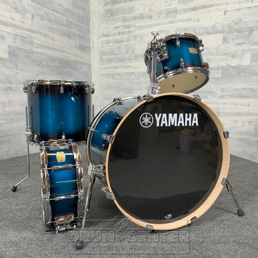 Yamaha Stage Custom Birch 4pc Drum Set 22/12/16/14 Deep Blue Sunburst - Drum Center Of Portsmouth