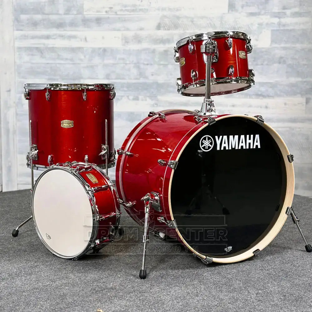Yamaha Stage Custom Birch 4pc Drum Set 22/12/16/14 Cranberry Red - Drum Center Of Portsmouth