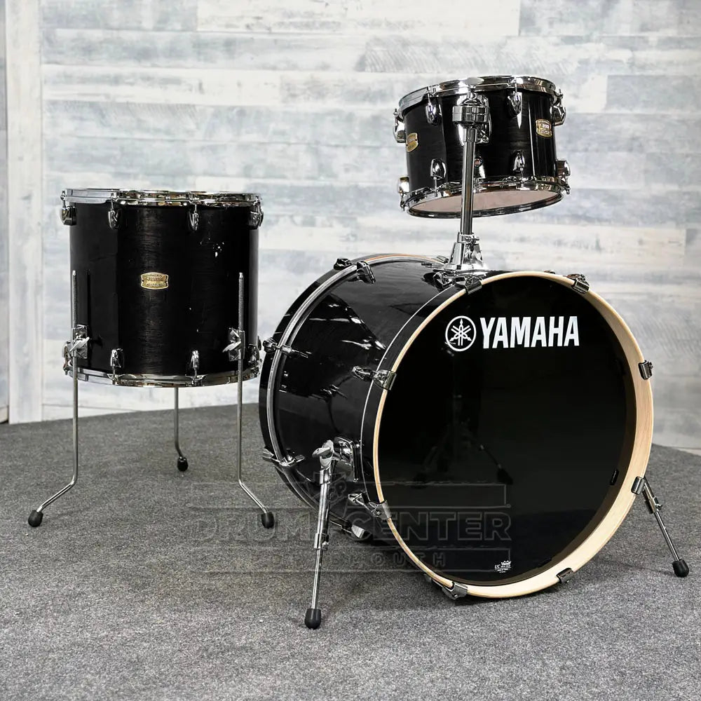 Yamaha Stage Custom Birch 3pc Drum Set 22/12/16 Raven Black