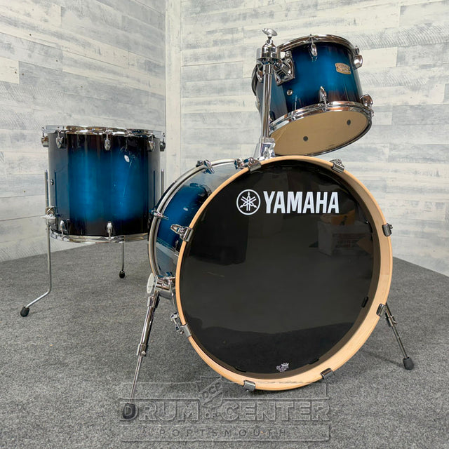 Yamaha Stage Custom Birch 3pc Drum Set 22/13/16 Deep Blue Sunburst - Drum Center Of Portsmouth