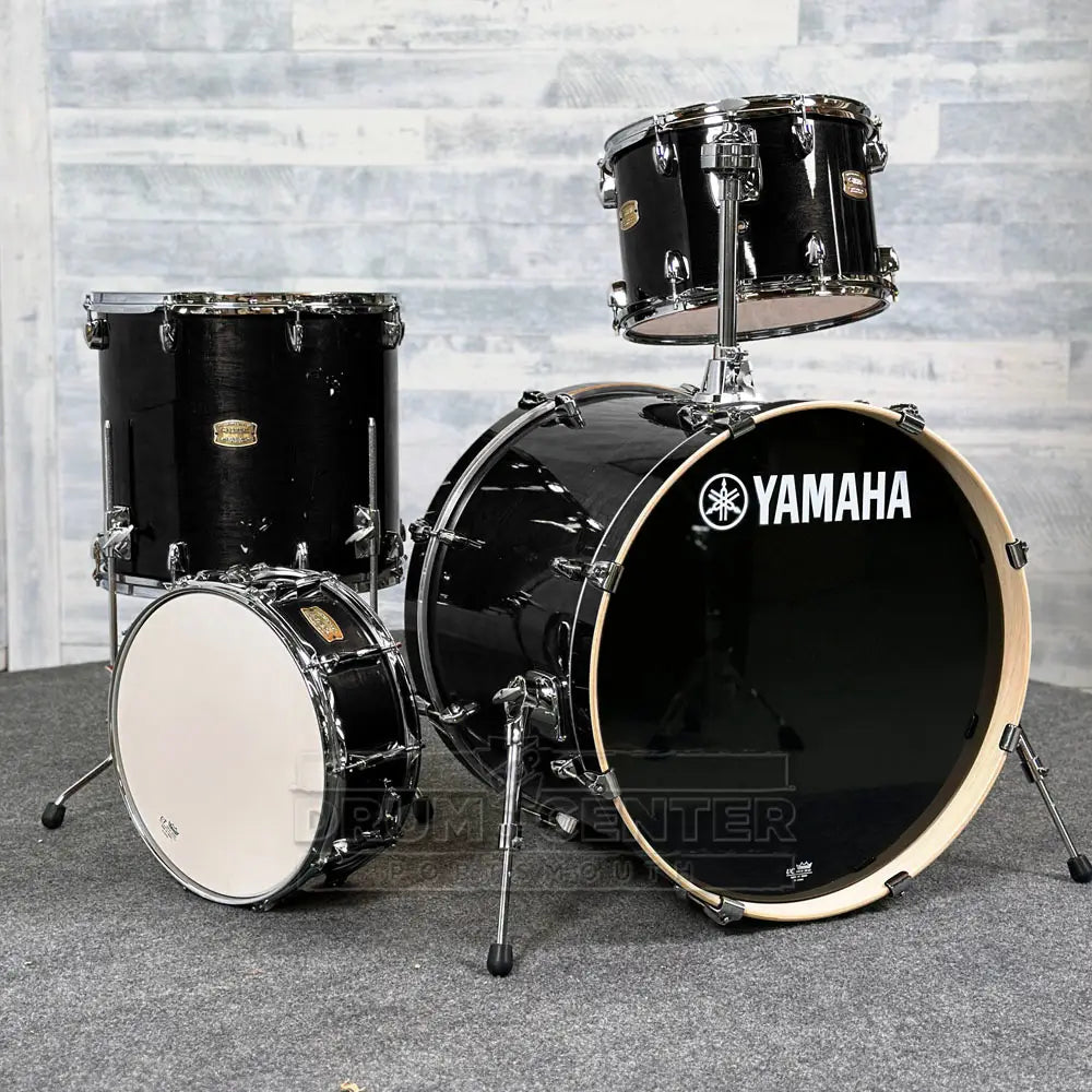 Yamaha Stage Custom Birch 4pc Drum Set 22/13/16/14 Raven Black - Drum Center Of Portsmouth