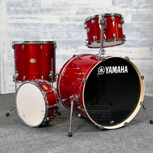 Yamaha Stage Custom Birch 4pc Drum Set 22/13/16/14 Cranberry Red - Drum Center Of Portsmouth