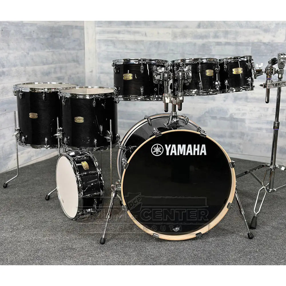 Yamaha Stage Custom Birch 7pc Drum Set 22/8/10/12/14/16/14 Raven Black