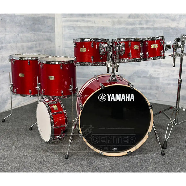 Yamaha Stage Custom Birch 7pc Drum Set 22/8/10/12/14/16/14 Cranberry R Yamaha Stage Custom Birch 7pc Drum Set 22/8/10/12/14/16/14 Cranberry R