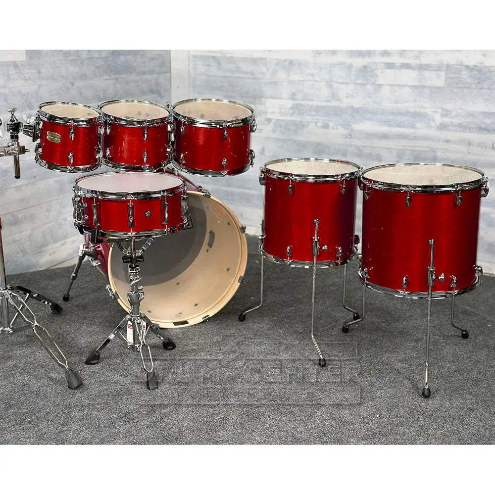 Yamaha Stage Custom Birch 7pc Drum Set 22/8/10/12/14/16/14 Cranberry R