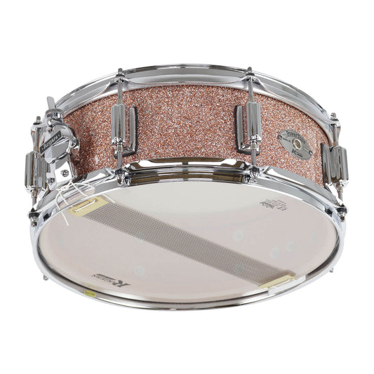 Rogers Powertone Wood Shell Snare Drum 14x5 Champagne Sparkle Lacquer - Drum Center Of Portsmouth