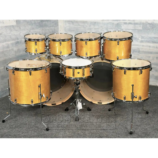 Yamaha Stage Custom Birch 9pc Drum Set (24" Double Bass) Natural Wood - Drum Center Of Portsmouth