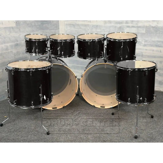 Yamaha Stage Custom Birch 8pc Drum Set (24" Double Bass) Raven Black - Drum Center Of Portsmouth