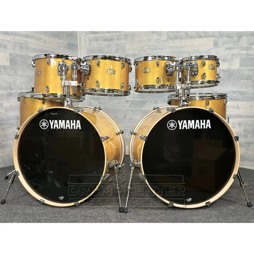 Yamaha Stage Custom Birch 8pc Drum Set (24" Double Bass) Natural Wood - Drum Center Of Portsmouth
