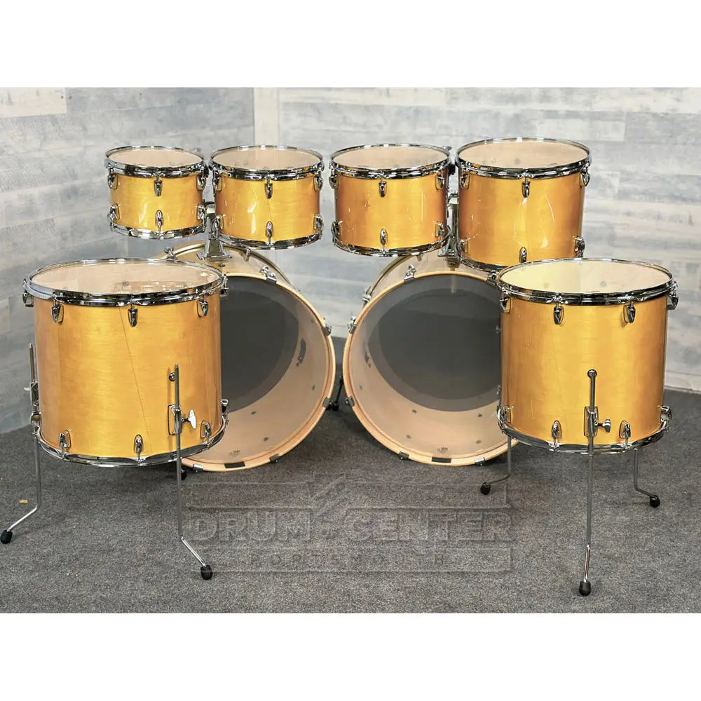 Yamaha Stage Custom Birch 8pc Drum Set (24" Double Bass) Natural Wood - Drum Center Of Portsmouth