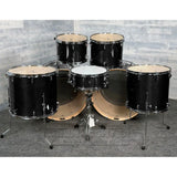 Yamaha Stage Custom Birch 7pc Drum Set (24" Double Bass) Raven Black