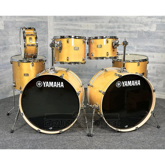 Yamaha Stage Custom Birch 7pc Drum Set (24" Double Bass) Natural Wood - Drum Center Of Portsmouth