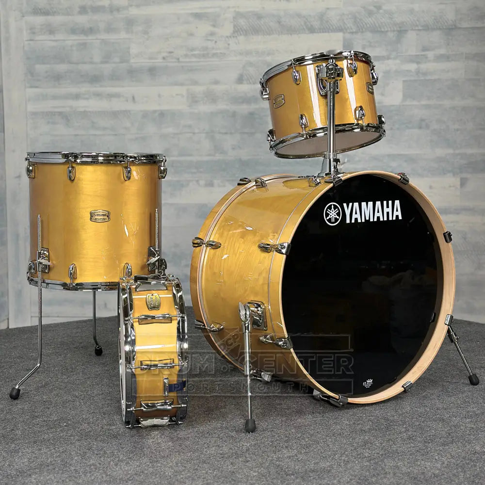 Yamaha Stage Custom Birch 4pc Drum Set 24/13/16/14 Natural Wood - Drum Center Of Portsmouth