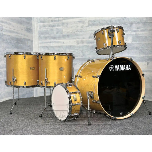 Yamaha Stage Custom Birch 5pc Drum Set 24/13/16/18/14 Natural Wood - Drum Center Of Portsmouth