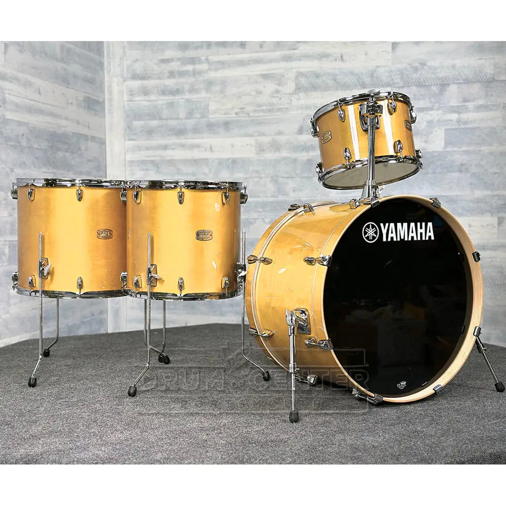 Yamaha Stage Custom Birch 4pc Drum Set 24/13/16/18 Natural Wood - Drum Center Of Portsmouth