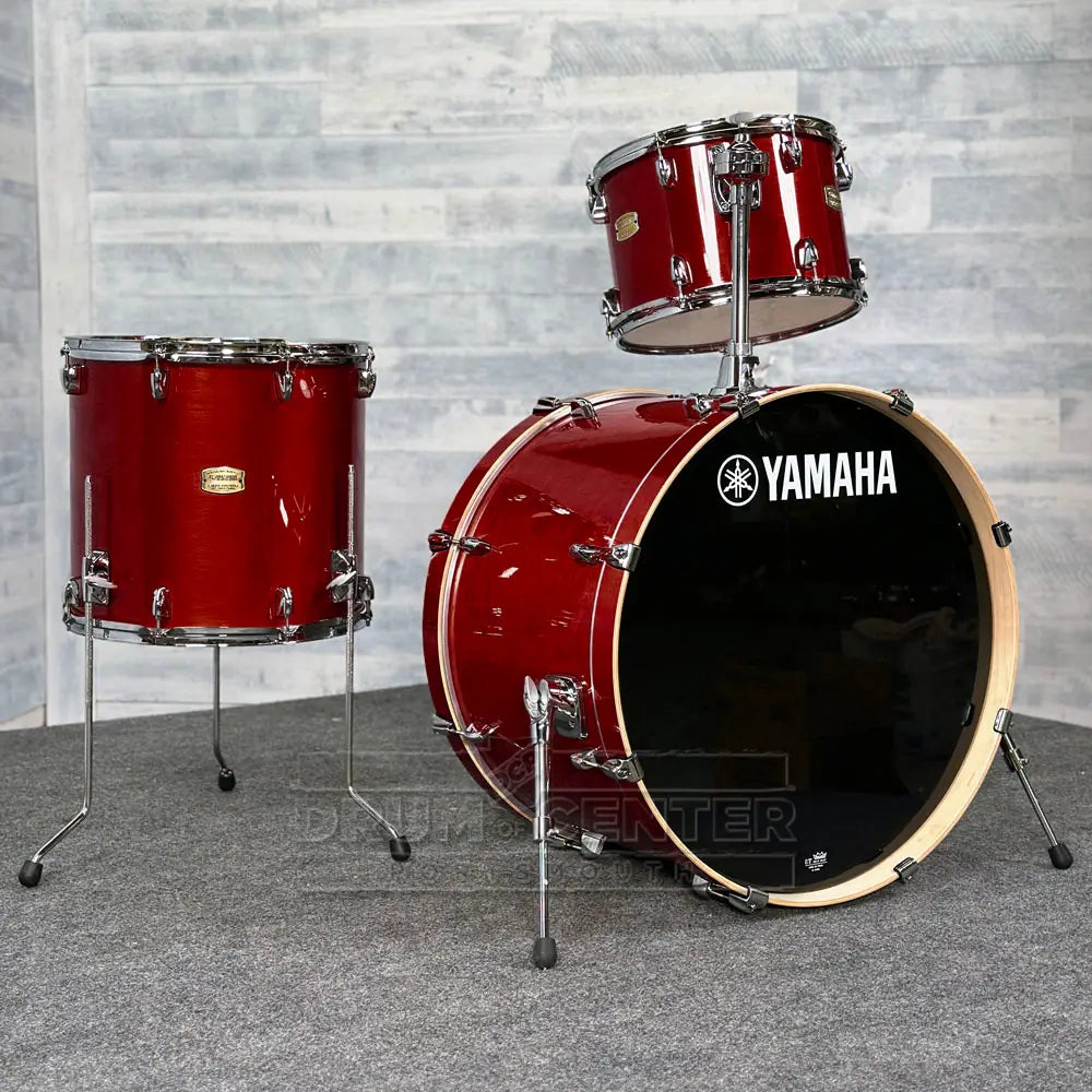 Yamaha Stage Custom Birch 3pc Drum Set 24/13/16 Cranberry Red - Drum Center Of Portsmouth