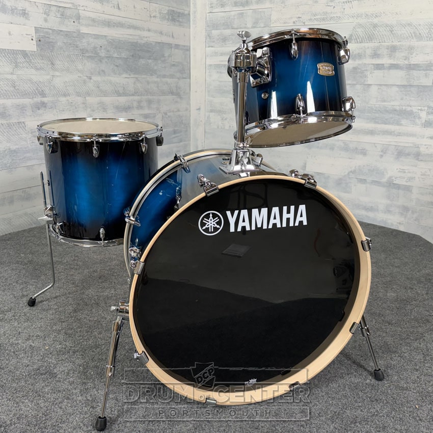 Yamaha Stage Custom Birch 3pc Drum Set 24/13/16 Deep Blue Sunburst - Drum Center Of Portsmouth