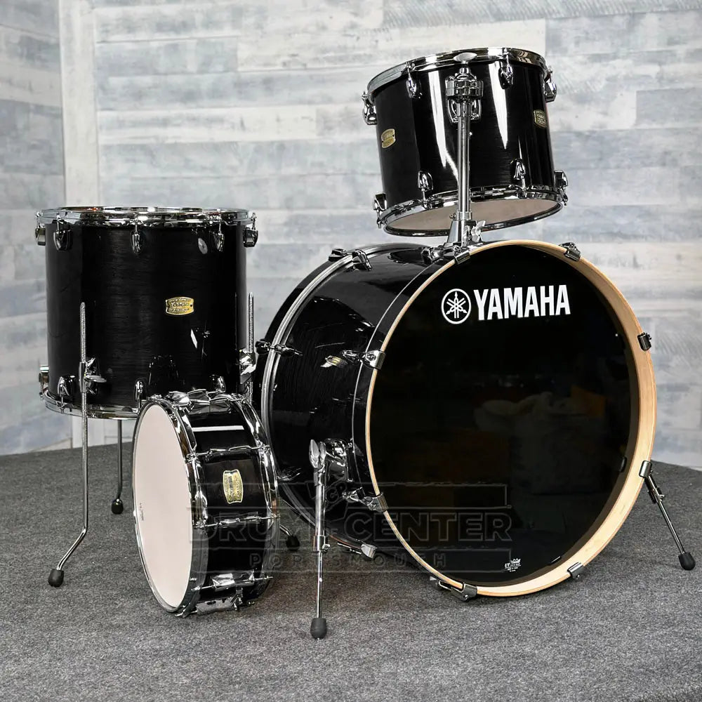 Yamaha Stage Custom Birch 4pc Drum Set 24/14/16/14 Raven Black