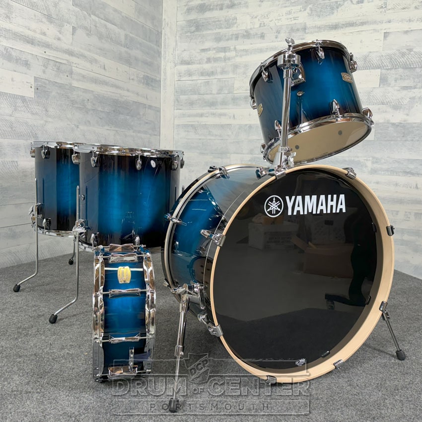 Yamaha Stage Custom Birch 5pc Drum Set 24/14/16/18/14 Deep Blue Sunburst - Drum Center Of Portsmouth