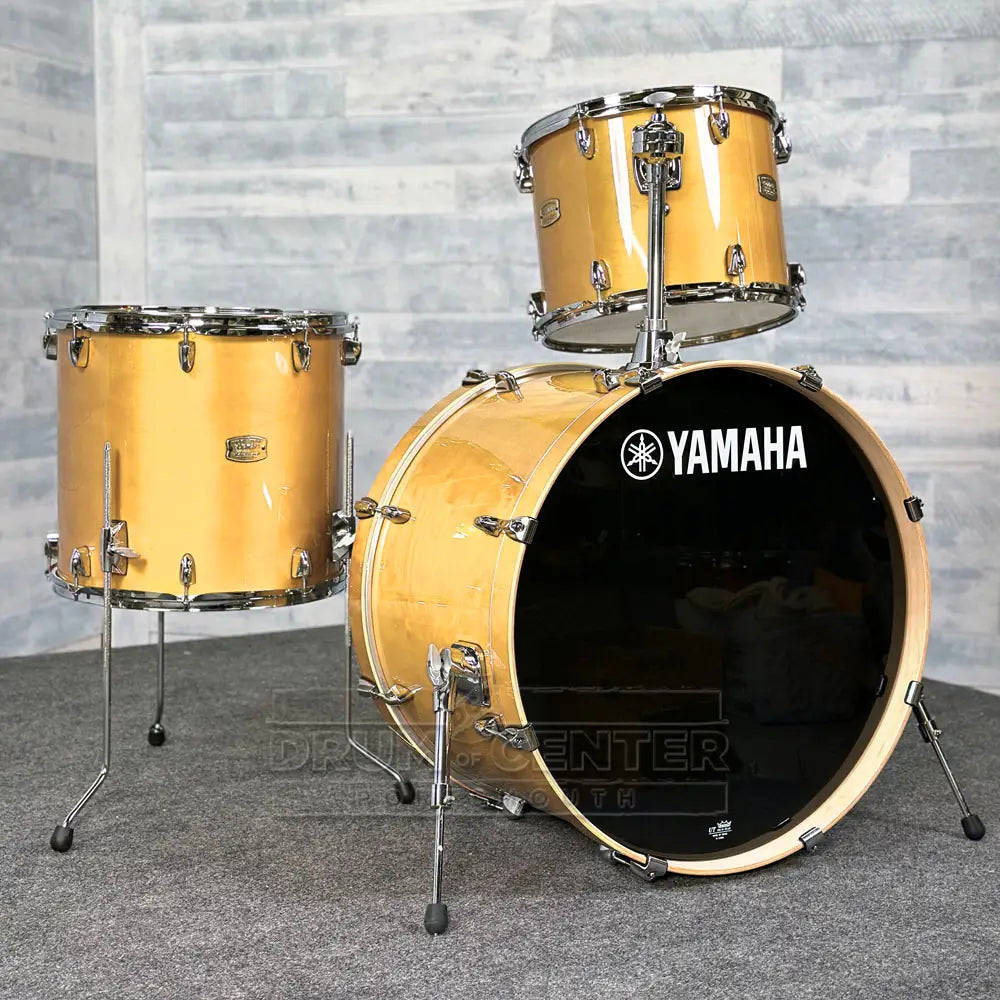 Yamaha Stage Custom Birch 3pc Drum Set 24/14/16 Natural Wood - Drum Center Of Portsmouth