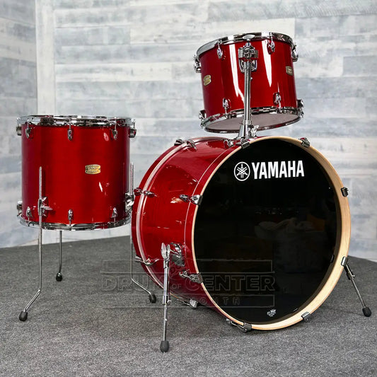 Yamaha Stage Custom Birch 3pc Drum Set 24/14/16 Cranberry Red - Drum Center Of Portsmouth