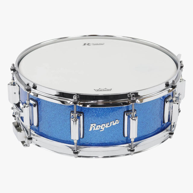 Rogers Dyna-Sonic Snare Drum 14x5 Blue Sparkle - Drum Center Of Portsmouth