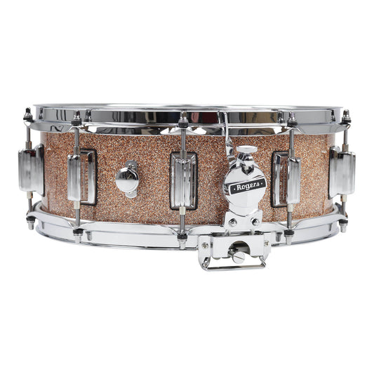 Rogers Dyna-Sonic Wood Shell Snare Drum 14x5 Champagne Sparkle Lacquer - Drum Center Of Portsmouth