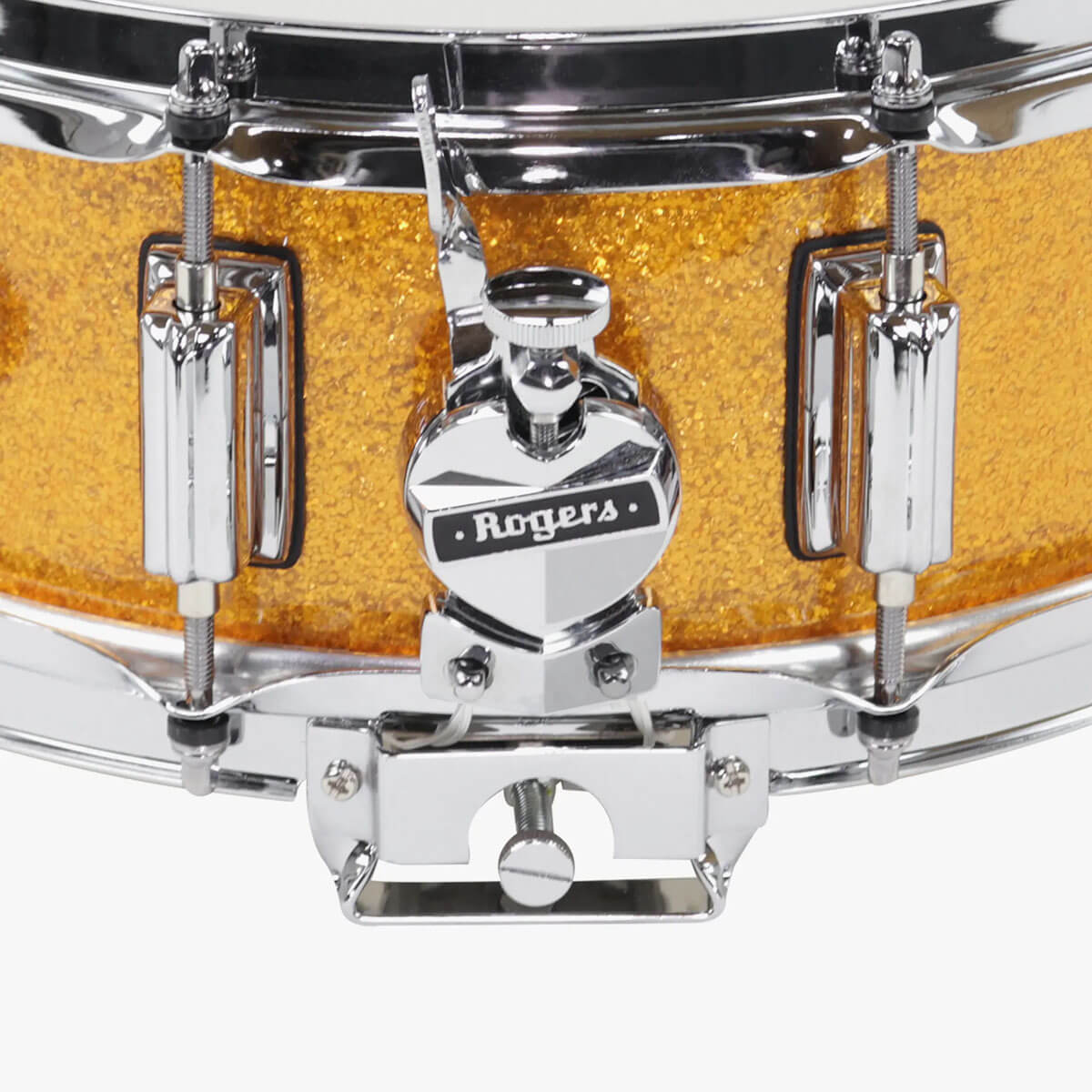 Rogers Dyna-Sonic Snare Drum 14x5 Gold Sparkle - Drum Center Of Portsmouth
