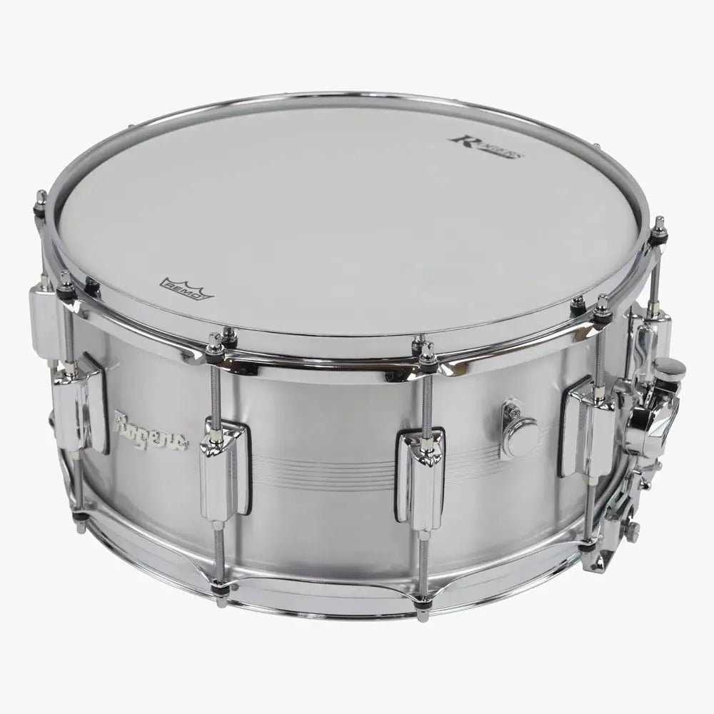 Rogers Dyna-Sonic 7-Line Aluminum Snare Drum 14x6.5 - Drum Center Of Portsmouth