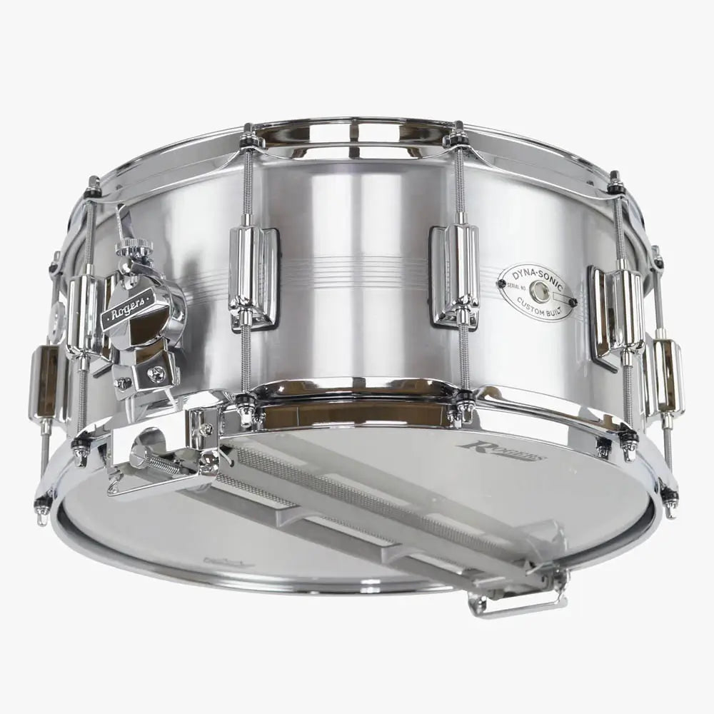 Rogers Dyna-Sonic 7-Line Aluminum Snare Drum 14x6.5 - Drum Center Of Portsmouth