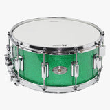 Rogers Dyna-Sonic Snare Drum 14x6.5 Green Sparkle - Drum Center Of Portsmouth