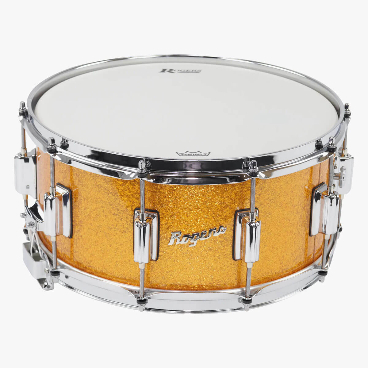 Rogers Dyna-Sonic Snare Drum 14x6.5 Gold Sparkle - Drum Center Of Portsmouth