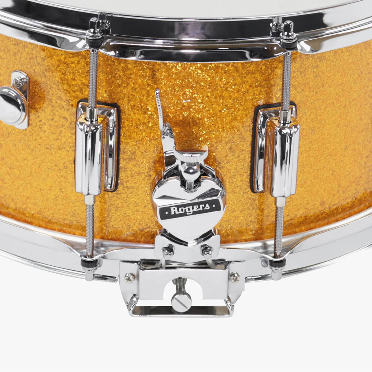 Rogers Dyna-Sonic Snare Drum 14x6.5 Gold Sparkle - Drum Center Of Portsmouth